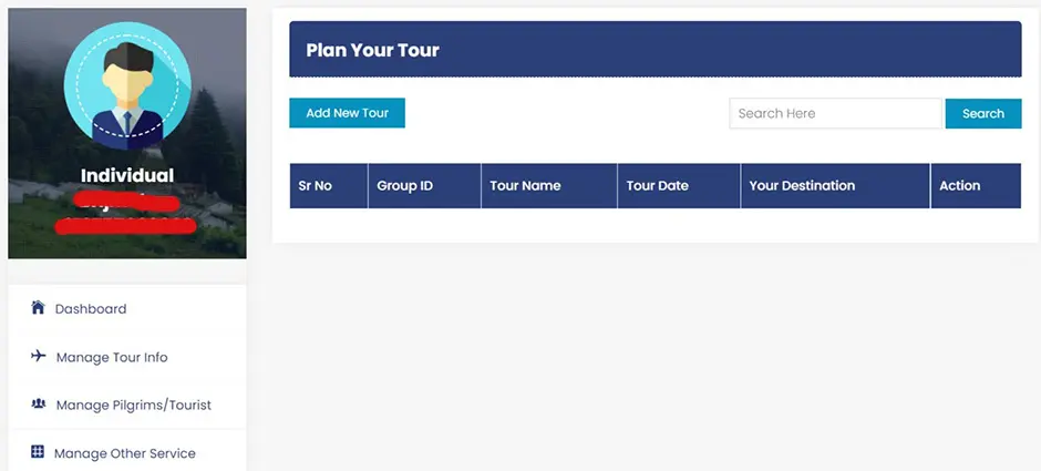 Chardham Yatra Registration Add Tour Plan