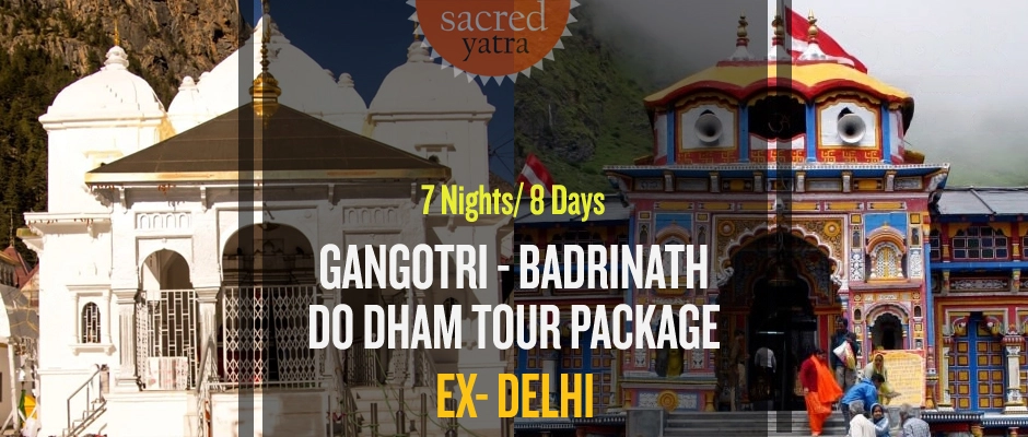 GMVN Gangotri Badrinath Do Dham Tour from Rishikesh