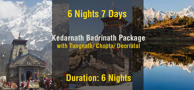 6 Nights Kedarnath Badrinath Do Dham Tour Package With Tungnath Deoriatal From Haridwar