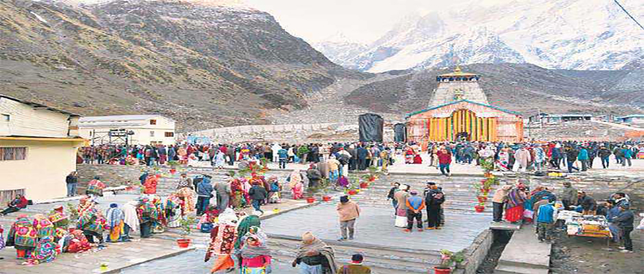 Kedarnath witness record pilgrims footfall